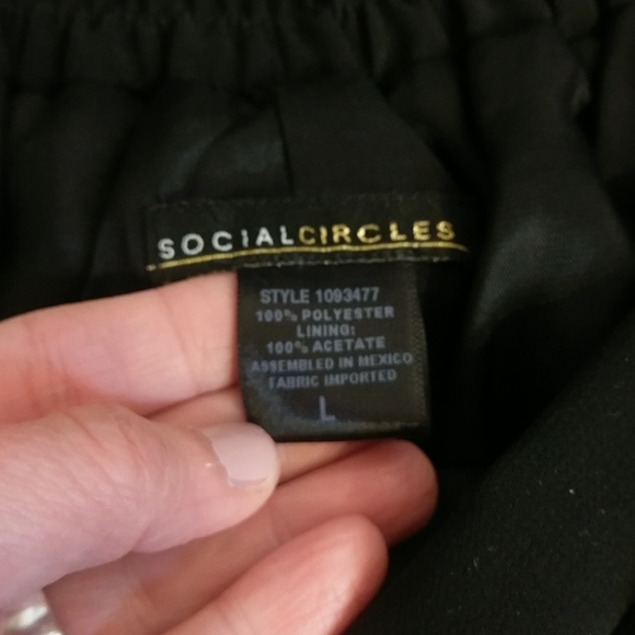 Long Black Full Maxi Choir Skirt Sz Large - Picture 2 of 6